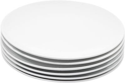 Miicol Durable Porcelain 6-Piece Salad Plate