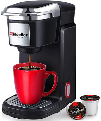 Mueller Single Serve Pod Compatible Coffee Maker Machine