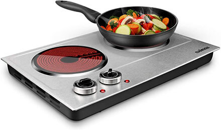 CUSIMAX 1800W Ceramic Electric Hot Plate