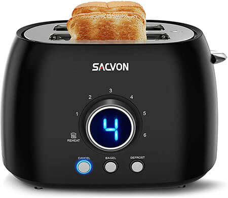 SACVON Stainless Steel Bagel Toaster