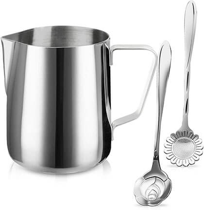 Sikemay Stainless Steel Coffee Milk Frothing Cup