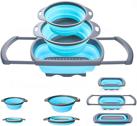 BESTZMWK Collapsible Colander