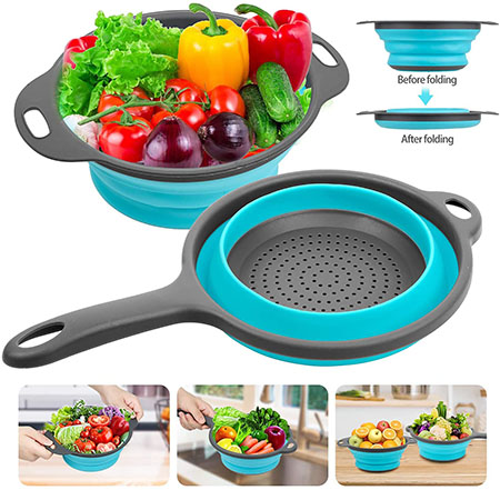 Rareccy Silicone Collapsible Colander