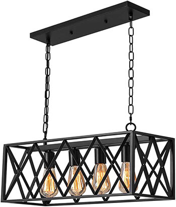 Pynsseu Rectangular Vintage Chandelier