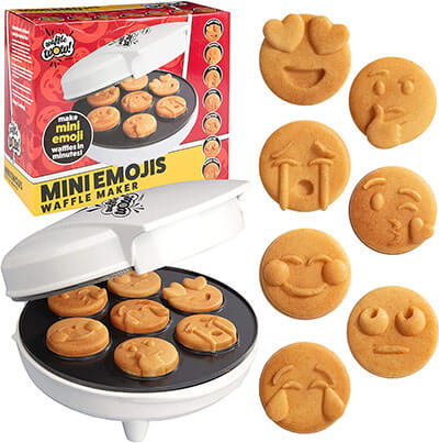 Mini Emojis Smiley Faces Waffle Maker