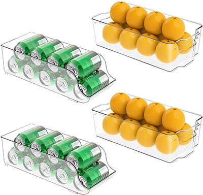 SMARTAKE 2-Pack Soda Can Organizers